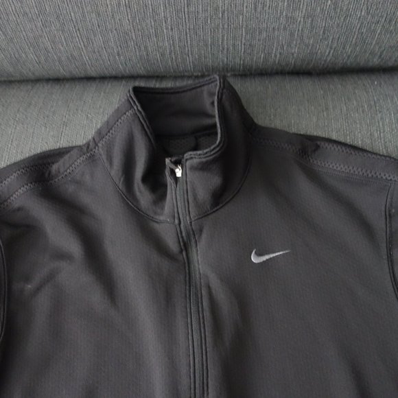Nike FIT Dry Black 100% Polyester Made in Malaysia Track Suit Size S - Picture 2 of 16